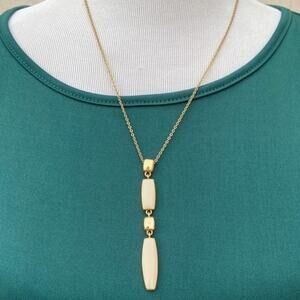 Vintage Napier Goldtone Enamel Necklace EUC